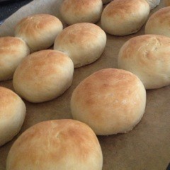 Zachte witte bolletjes