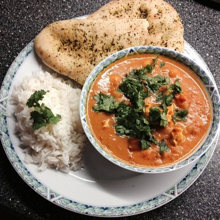 Indiase kip-curry (of zoiets...)