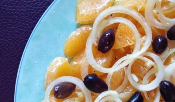 Griekse citrussalade
