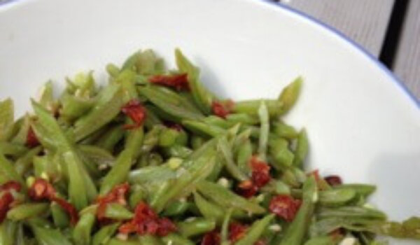 Snijbonensalade